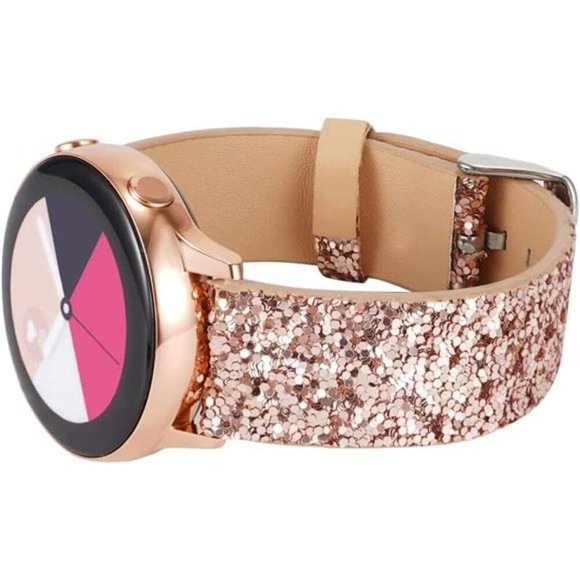 NEW Rose Gold Sparkle Samsung Galaxy Watch Band main image 4